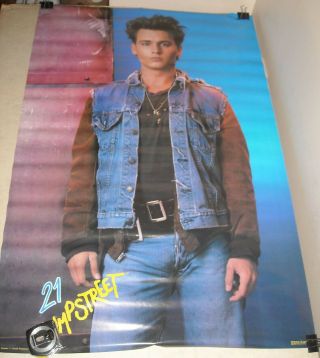 Rolled 1987 One Stop Posters Johnny Depp In 21 Jump Street 23 X 34 Poster