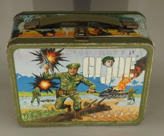 Vintage 1967 G.  I.  Joe Metal Lunch Box - King Seeley Thermos Co.
