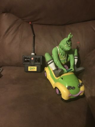 Rare Dr.  Seuss How The Grinch Stole Christmas Remote Control Car - Radio Shack