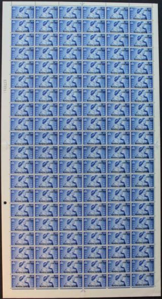 Morocco Agencies: 1948 Full 20 X 6 Sheet 25c Overprint Examples Margins (36389)