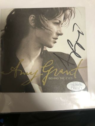 Amy Grant Behind The Eyes Signed Autographed Cd Cover With /jsa Authenticity