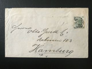 Hong Kong 1898 Qv 20c/30c W.  Klose Company Cover To Germany