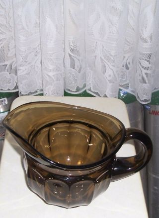 Imperial Glass Nut Brown Old Williamsburg Pitcher