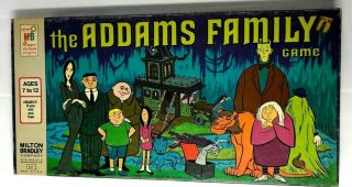 Milton Bradley The Addams Family Game Vintage 1973 Board Game Complete