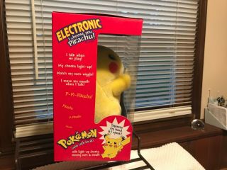 Electronic Talking I Choose You Pikachu Plush | Box | Pokemon