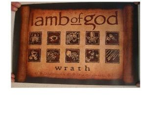 Lamb Of God Poster Wrath Two Sided