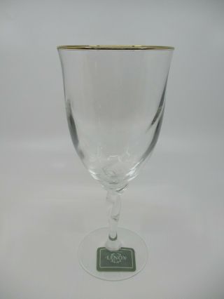 Lenox Rhythm Gold Iced Tea Glass - 8 X 3 3/8 " - 0204h