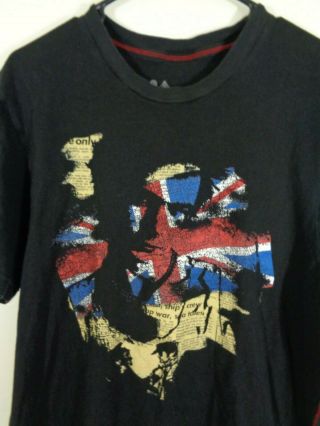 sid vicious shirt sex pistols british flag u.  k.  large punk rock rare 2