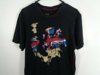 sid vicious shirt sex pistols british flag u.  k.  large punk rock rare 3