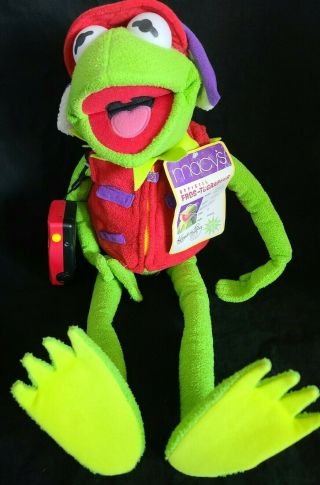Macys Official Frog - Tographer Kermit The Frog Plush W/ Camera 26 " W/tags Henson