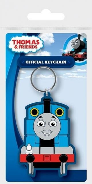 Thomas & Friends No 1 Thomas Official Rubber Keychain Keyring Rubber Metal