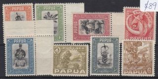 Png947) Papua 1932 Pictorials ½d To 6d Sg 130 - 37,  All Fresh Muh,  Cat £55,
