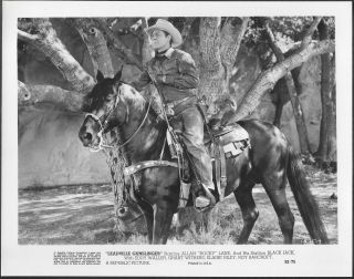 Western Allan Rocky Lane 1950s Promo Photo Leadville Gunslinger