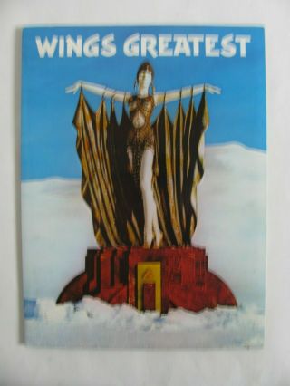 The Beatles Paul Mccartney " Wings Greatest " Capitol Press Kit 1978