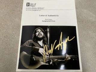 Bob Seger Autographed Signed Photo