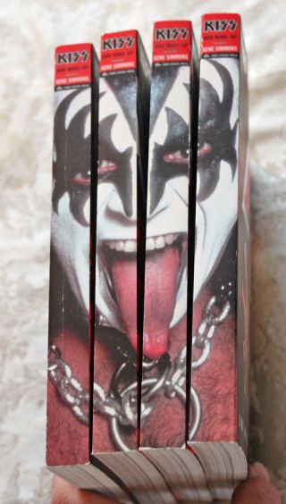 Gene Simmons Kiss And Make Up Books 4 Set Softcover Make Whole Face