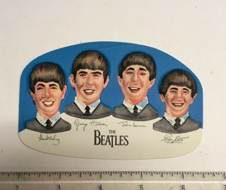Rare Early 1960’s Era Beatles Plastic Cake Topper