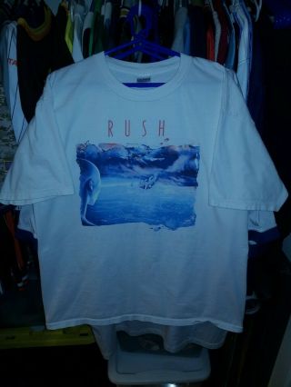 Rush 1984 " Grace Under Pressure " Tour Concert T - Shirt Men 