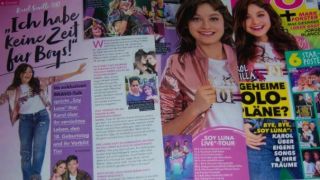 Soy Luna Cast Karol Sevilla 29 Pc German Clippings Full Pages Cover 5 X Poster