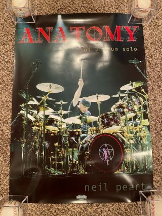 Neil Peart Anatomy Of A Drum Solo Poster 28x20