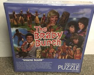The Brady Bunch 500 Jigsaw Puzzle Classic Tv Show Hawaii Bound 18x24