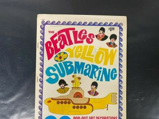 1968 The Beatles Yellow Submarine 20 Pop - Out Art Decorations 10664 2