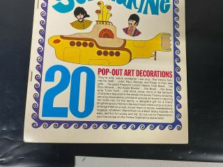 1968 The Beatles Yellow Submarine 20 Pop - Out Art Decorations 10664 3
