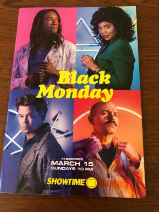 Black Monday Showtime Tv Series Season 2 Press Kit,  Dvd 2 Episodes Don Cheadle