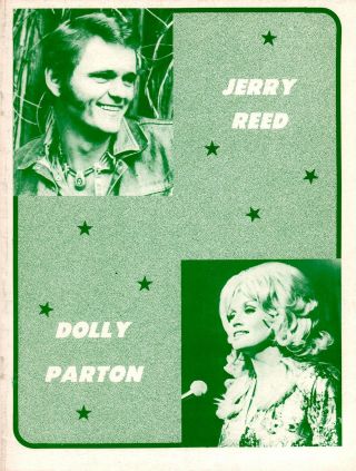Dolly Parton 1974 Jolene Tour Concert Program Book Booklet / Nmt 2