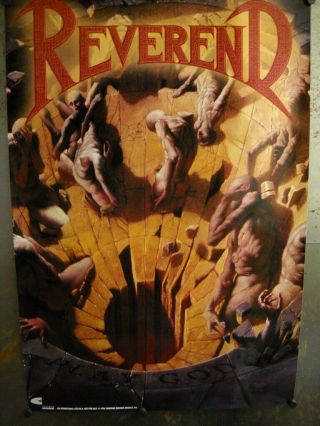 Reverend Large Rare 1991 Promo Poster From Play God