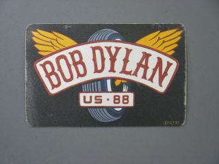 Bob Dylan Tom Petty Backstage Pass Satin Sticker Authentic Tire With Wings 