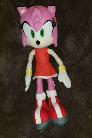 Kellytoy Amy Rose Sonic The Hedgehog Plush 13 " Rare