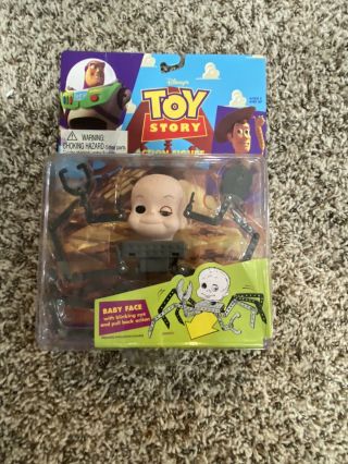 Rare Disney Pixar Toy Story Baby Face Action Figure Thinkway Sid Babyface Spider