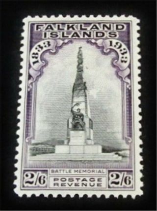 Nystamps British Falkland Islands Stamp 73 Og H $250 D18y2498