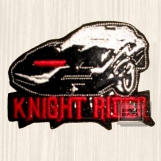 Knight Rider Kitt & Logo Patch Tv Series Michael Car Industries Embroidered