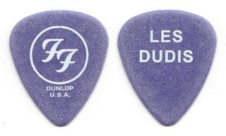 Foo Fighters Dave Grohl Les Dudis Blue Guitar Pick 2 - 2004 One By One Tour