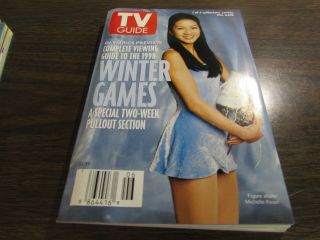 Vintage - Tv Guide Feb 7th 1998 - Olympic Winter Games - Michelle Kwan,  Cover