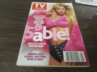 Vintage - Tv Guide June 19th 1996 - Sable - Cover -