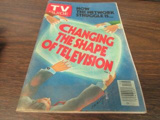 Vintage - Tv Guide April 22nd 1978 - Changing The Shape Of Television - Vg