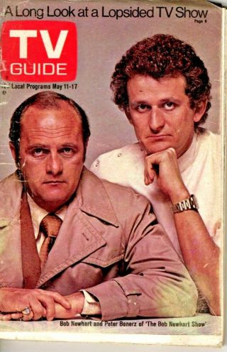 Vintage - Tv Guide - May 11 - 1974 Bob Newhart Of 