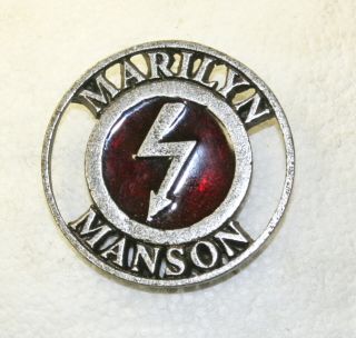 Poker Rox Marilyn Manson Pin Clasp