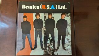Vintage Beatles 1966 Usa Ltd Tour Program Book Lp Size Rare