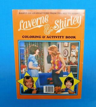 Vintage Laverne & Shirley 1983 Coloring And Activity Book & 405 - 3