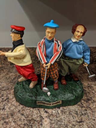 Three Stooges Animated Golf Scene 2002 Gemmy Industries Character Toy
