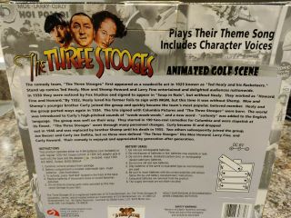 Three Stooges Animated Golf Scene 2002 Gemmy industries Character Toy 2