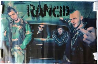 Rock Group Rancid Band Members Vintage Poster