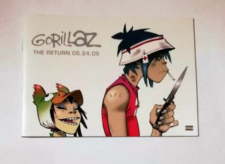 Gorillaz The Return Demon Days Promotional Artwork Book 2005