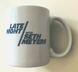 Late Night With Seth Meyers Guest Coffee Mug Cup Hard To Find