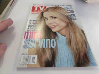 Tv Guide - Ultimate Jan 6th 2001 - Mira Sorvino - Cover
