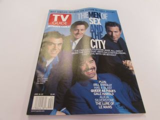 Tv Guide - Ultimate June 16th 2001 - The Men Of Sex And The City - Cover